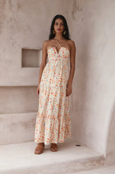 Summer in Paradise Maxi Dress orange
